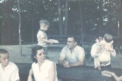 '59 Family Reunion - Johnny, Aunt Easter, Chris, Uncle Don, Fae