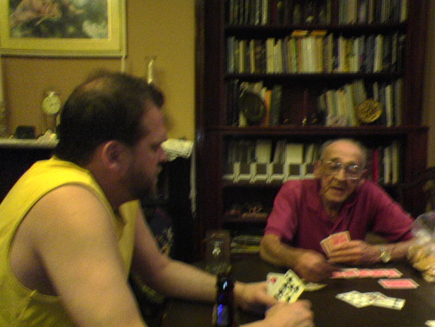 Adam & Bill playing bridge